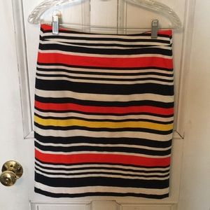 NWOT stylish striped Banana Republic pencil skirt